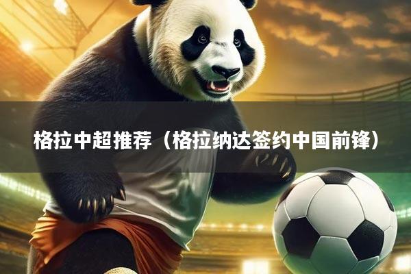 格拉中超推荐（格拉纳达签约中国前锋）