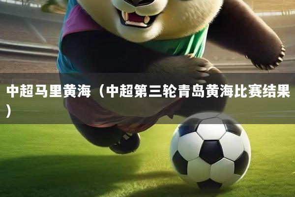 中超马里黄海（中超第三轮青岛黄海比赛结果）
